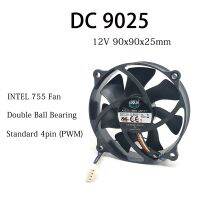 【cw】 Cooler master 9025 90MM CPU 90x90x25mm Circular fan 72mm hole pitch 775 Cooling 12V 0.6A with 4pin