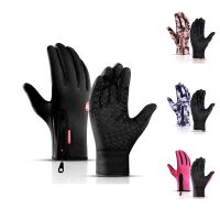 WorthWhile Winter Motorcycle Gloves Warm Touchscreen Full Finger Moto Gloves Outdoor Sport Gloves Women Man Anti-slip Waterproof