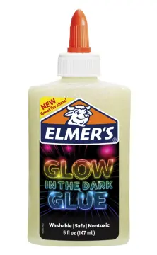 New!! Elmer's Glow In The Dark Liquid Glue 5oz-Yellow