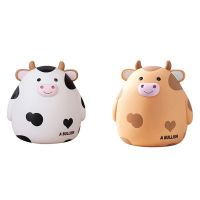 《Huahua grocery》 LUDA Piggy BankCute วัวธนาคารเงินสำหรับเด็กชายและเด็กหญิงเด็ก39; S แตกเหรียญ BankBest วันเกิดสำหรับเด็กเงินและธนาคาร