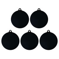 10 Pack Electric Induction Hob Protector Mat Anti- Mat Silicone Pad Scratch Protector Cover Heat Insulated Mat,Black