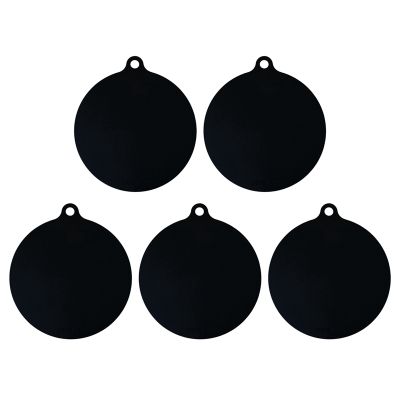 10 Pack Electric Induction Hob Protector Mat Anti-Slip Mat Silicone Pad Scratch Protector Cover Heat Insulated Mat,Black