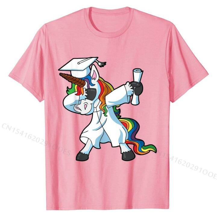 dabbing-unicorn-t-shirt-graduation-2019-shirt-gift-tops-t-shirt-cotton-young-t-shirt-oversized