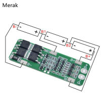 3S 15A Li-Ion แบตเตอรี่ลิเธียม18650เครื่องชาร์จ PCB BMS แผ่นป้องกัน11.1V 12V 12.6V Lipo โมดูลเซลล์