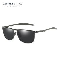 ZENOTTIC แว่นตากันแดดโลหะผู้ชาย,UV400โพลาไรซ์ป้องกันสำหรับขับรถตกปลาปีนเขาชุดของใช้ประจำวันสำหรับไปเที่ยวกอล์ฟ