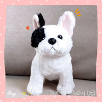 ?? ตุ๊กตาน้องหมา เฟรนช์ บูลด็อก :: French bulldog :: ตุ๊กตาผ้าขน ขนฟู นุ่มๆ น่ารัก น่ากอด ตุ๊กตาสุนัข ของขวัญ วันเกิด