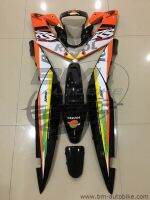 ชุดสี SONIC 2004 NEW ดำส้ม REPSOL  7ชิ้น