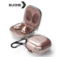 BJONE เคสป้องกันรอย Samsung Galaxy Buds Pro / Samsung Buds Live Case เคสป้องกันหูฟังซิลิโคนอ่อนนุ่มมีตะขอ