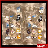 Mowin - เข้ากันได้สำหรับ เคสไอโฟน เคสไอโฟน11 เคส iphone 11 ช่องว่างขนาดใหญ่ TPU นุ่ม เคสโทรศัพท์ เคสการ์ตูนสัตว์น่ารัก ปกป้องกล้อง กันกระแทก ใช้ได้กับ iPhone 13 Pro Max 12 Pro Max 11 XR XS 7 8