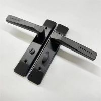 Black Toilet Door Handle Lock New Simple Bathroom Lock Plastic Handle Simple Accessories Door Handle Door Lock 2023