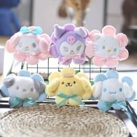 SANRIO Yyds พวงกุญแจ จี้ตุ๊กตาซานริโอ้ ดอกไม้ Kuromi Melody Cinnamoroll ของเล่นสําหรับเด็ก