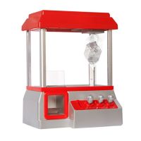 THLA3P Kids Mini Arcade Game Machine Vending Music Candy Grabber Coin Operated Claw Machine Toy Gift for Children