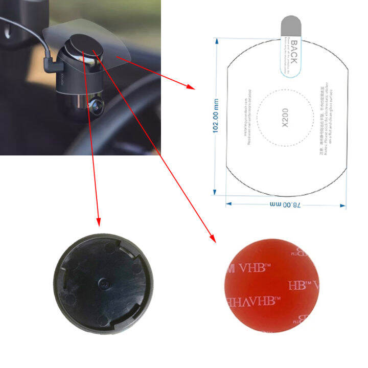 for 70mai Dash Cam Omni X200 Mount Base bracket with Electrostatic