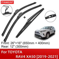 For TOYOTA RAV4 XA50 2019-2021 26"+16"+12" Front Rear Wiper Blades Brushes Cutter Accessories 2019 2020 2021