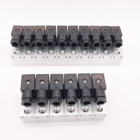 GOGO 3 way Pneumatic Aluminium solenoid valve 3V1-06 Port 1/8 quot; BSP AC DC micro control gas electric valve manifold