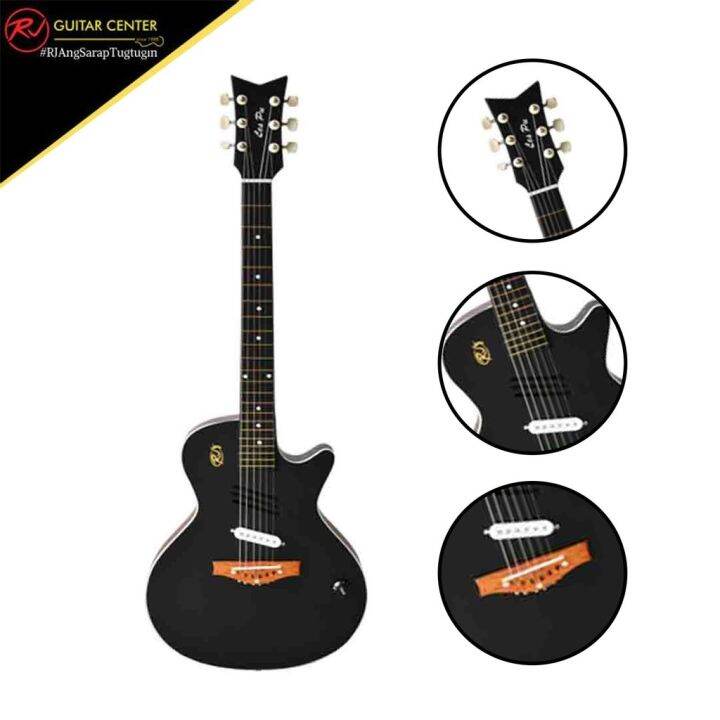 RJ Guitars RJ Les Pu Acoustic Electric Guitar (Assorted Color