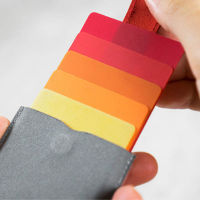 New Arrival DAX V2 Mini Slim Portable Card Holders Pulled Design Men Purse Gradient Color 5 Cards Money Short Women Wallet
