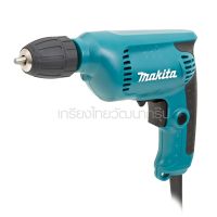 MAKITA / มากีต้า สว่านปรับรอบ 3/8 นิ้ว (KEYLES) MAKITA รุ่น 6413 กำลังไฟฟ้าที่ใช้ 450 วัตต์ ความเร็วรอบตัวเปล่า 0-3,400 RPM สามารถปรับซ้ายขวาได้ (M011-6413)