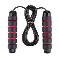 Yoga gym Exercise Adjustable length weight bearing skipping rope Portable Fitness Training Equipment Foam Handle Jump Rope