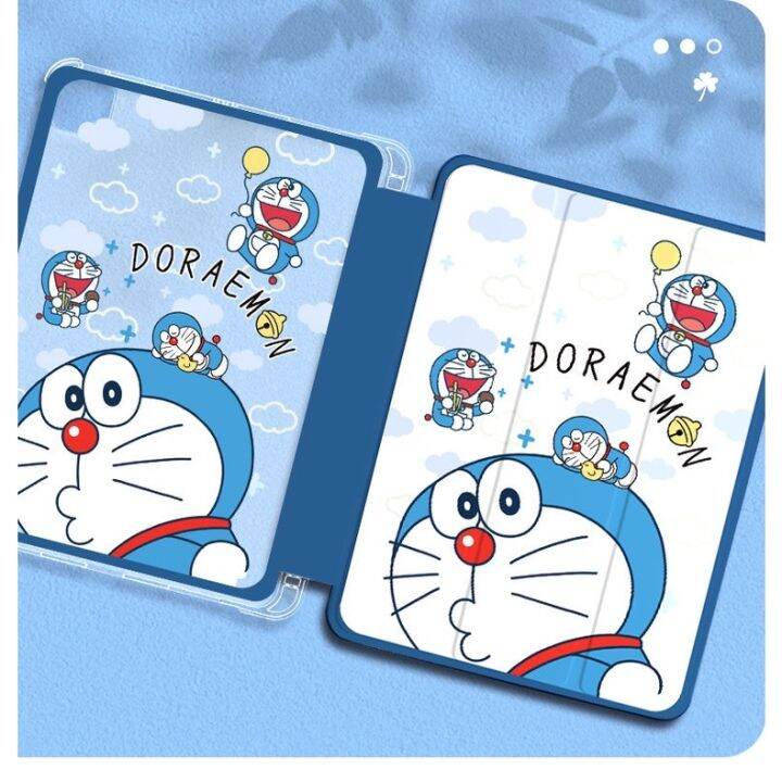 เคสแท็บเล็ต-กันกระแทก-ลายการ์ตูนโดเรม่อน-สําหรับ-ipad-air5-10-9-air1-2-3-9-7-นิ้ว-2017-2018-2019-2020-2021-pro-8th-9th-gen9-10-2