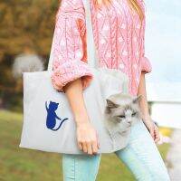 Breathable Pet Cat Carrier Bag Multi-function Travel Soft Comfortable White Pouch Shoulder Carry Handbag Outdoor for Pet