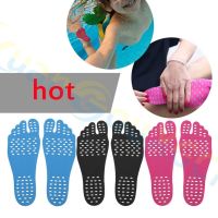 [A alamode]ซิลิโคน Unisex Beach Foot Patch Pads Insoles ผู้ชายสบายกันน้ำที่มองไม่เห็น Anti Skid รองเท้า Mats Women