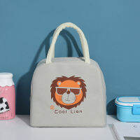 ZHUHAO 1PC Cartoon Food Bag ถุงผ้า Oxford Tote Bag ถุงอลูมิเนียมรั่วซึมถุงความร้อน