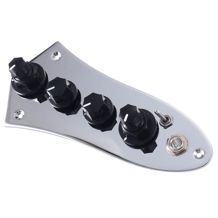 universal-5-jazz-jb-08-bass-loaded-control-plate-for-4-5-string-bass-guitar-spare-parts