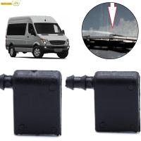 2ชิ้นเซ็ตด้านหน้ากระจก Wiper เครื่องซักผ้าหัวฉีดสเปรย์ Jet สำหรับ Benz Sprinter VW Crafter 2006 - 2018 2E1955985 2E1955986