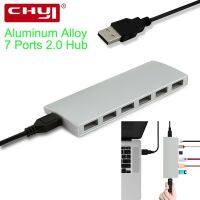 ♙❒☒ CHYI High Speed Portable 7 Port USB 2.0 Multi HUB Splitter External Hub Adapter with Micro USB OTG Port For PC Laptop Desktop