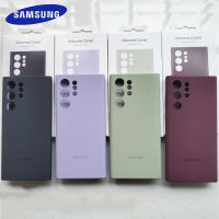 Samsung Galaxy S22ที่ S22Ultra มาก5G ของเหลวเคสซิลิโคนนุ่มเนียนฝาปิดป้องกันด้านหลัง S22ultra เคสโทรศัพท์