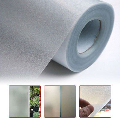 200 / 100cm Home Office Bedroom Glass Bathroom Window Waterproof Frosted Film Self Adhesive PVC Privacy Frosted Sticker