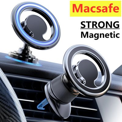 รถแม่เหล็กแท่นวางโทรศัพท์รองรับ Macsafe ในรถยนต์สำหรับ12 13 14 Pro สูงสุด Magnet Mini คลิปช่องระบายอากาศรถที่ยึดโทรศัพท์