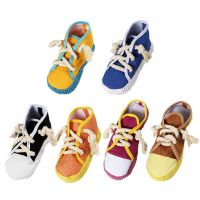 Bite Resistant Shoes Pet Toy Cats Squeak Bite-resistant Clean Teeth Rope Chew Dog Toy For Puppy Toys