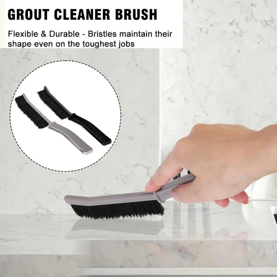 Hard-Bristled Crevice Cleaning Brush, Grout Cleaner Scrub Brush Deep Tile  Joints, Crevice Gap Cleaning Brush Tool, All-Around Cleaning Tool, Stiff