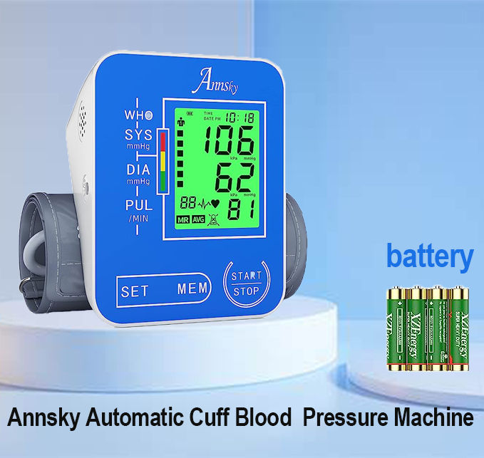 Blood Pressure Monitor for Home Use with Large LCD Display,Annsky