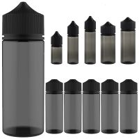 【YF】✜☊㍿  5pcs 30ml-120ml Plastic PET Bottles Tamper Resistant Cap Drip water Bottle Juice  Sample Containers