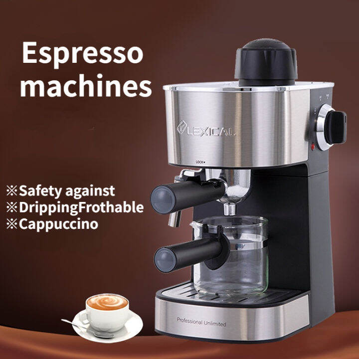 European Regulation Pump Espresso Machine Puff Home Small Semi ...