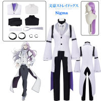 Sigma คอสเพลย์อะนิเมะ Bungou Stray Dogs 4th เครื่องแต่งกาย Sigma Trench ชุดฮาโลวีน Christmas Party ชุดสำหรับชายหญิง