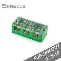 【CW】 Terminal Block Row Three In Six Out Wire Connection 3 Phase 6 Position Table Distribution