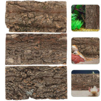 VORCOOL 4pcs Terrarium Bark พื้นหลัง Vivid Aquarium Decor ละเอียดอ่อน Reptile Bark Reptile Supply