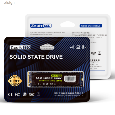 Zsuit M2 SSD SATA 128GB 256GB 512GB 1 TB โซลิดสเตทไดรฟ์500GB 1 TB M.2 NGFF 2280ฮาร์ดดิสก์ภายใน HDD สำหรับแล็ปท็อปเดสก์ท็อป Zlsfgh
