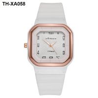 Korean version of simple fashion fresh square watch female quartz student literary ins college