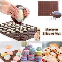 【hot】◇●✇  Macaroon Silicone Non-Stick Baking Mold Set 48/36 Capacity Pot Decorating Supplies Pastry Mould