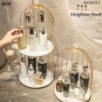 ✶☃ Perfume Rack Makeup Jewelry Display Shelf Creams Tray jewellery metal tray for dresser shelves desk display holder ool make-up living drawer basket