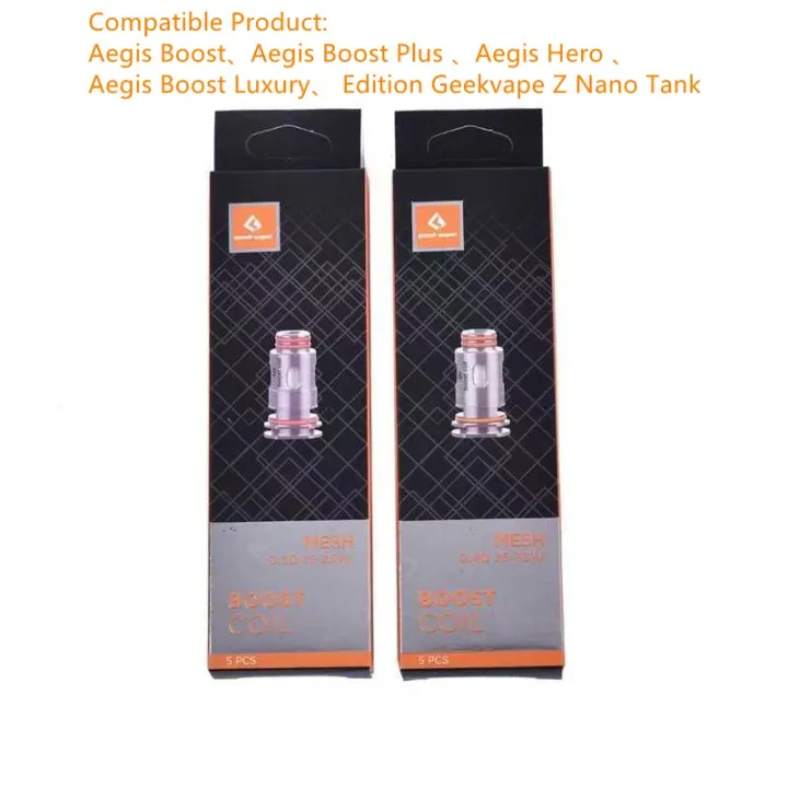 5pcs Geekvape Aegis Boost Coil Head MTL&DL Vaping For Aegis Boost Pod