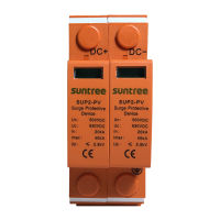 อุปกรณ์ ป้องกันฟ้าผ่า ไฟกระชาก  Suntree DC Surge Protection Device Sup2  2P 500V 20ka-40Ka