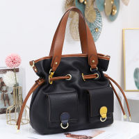 No Logo Retro Women Hobos Handbags Vintage Messenger Bag Large Capacity Top-handle Drawstring Designer Shoulder Bags For Women