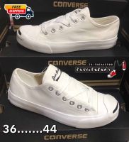 รองเท้าผ้าใบConvers Jack purcell ??‍♂️??‍♀️(เผื่อไซส์) ✅รองเท้าสีขาว รองเท้าคอนเวิร์ส รองเท้ากีฬา ส่งตรงจากโรงงาน