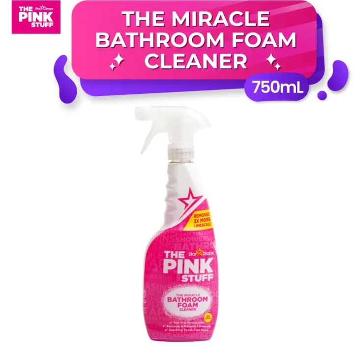 The Pink Stuff Bathroom Foam Cleaner (750ml) Lazada